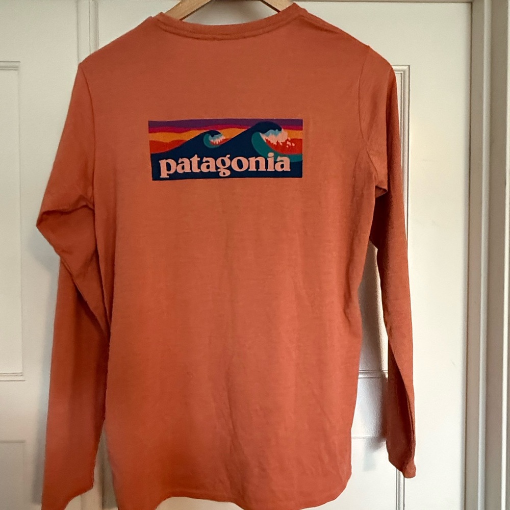 Patagonia Rust Long Sleeve sunshirt